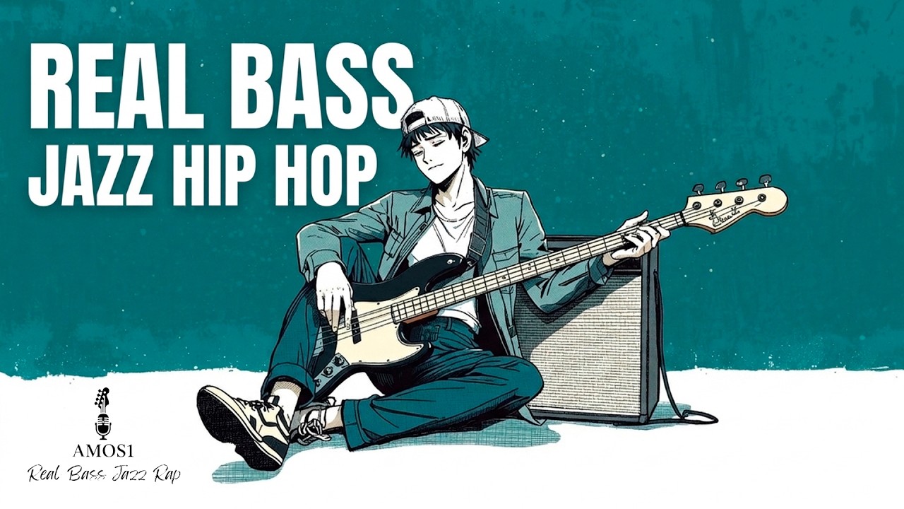 Quiet Desk Flow – Real Bass Jazz Hip Hop for Late Work | AMOS1