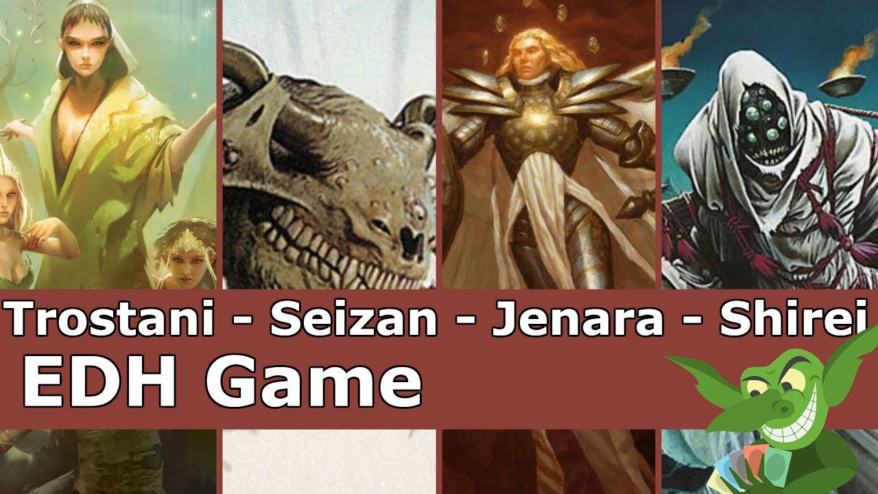 Trostani vs Seizan vs Jenara vs Shirei EDH / CMDR game play for Magic: The Gathering