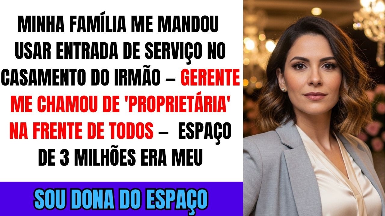 Meu Irmão Me Fez Usar A Entrada De Serviço No Casamento Dele — O Gerente Me Chamou De 