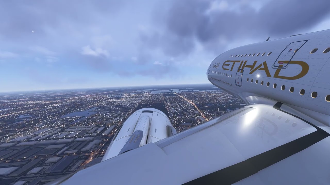 Etihad Airbus A380 Full Thrust Takeoff  Powerful Engine Sound