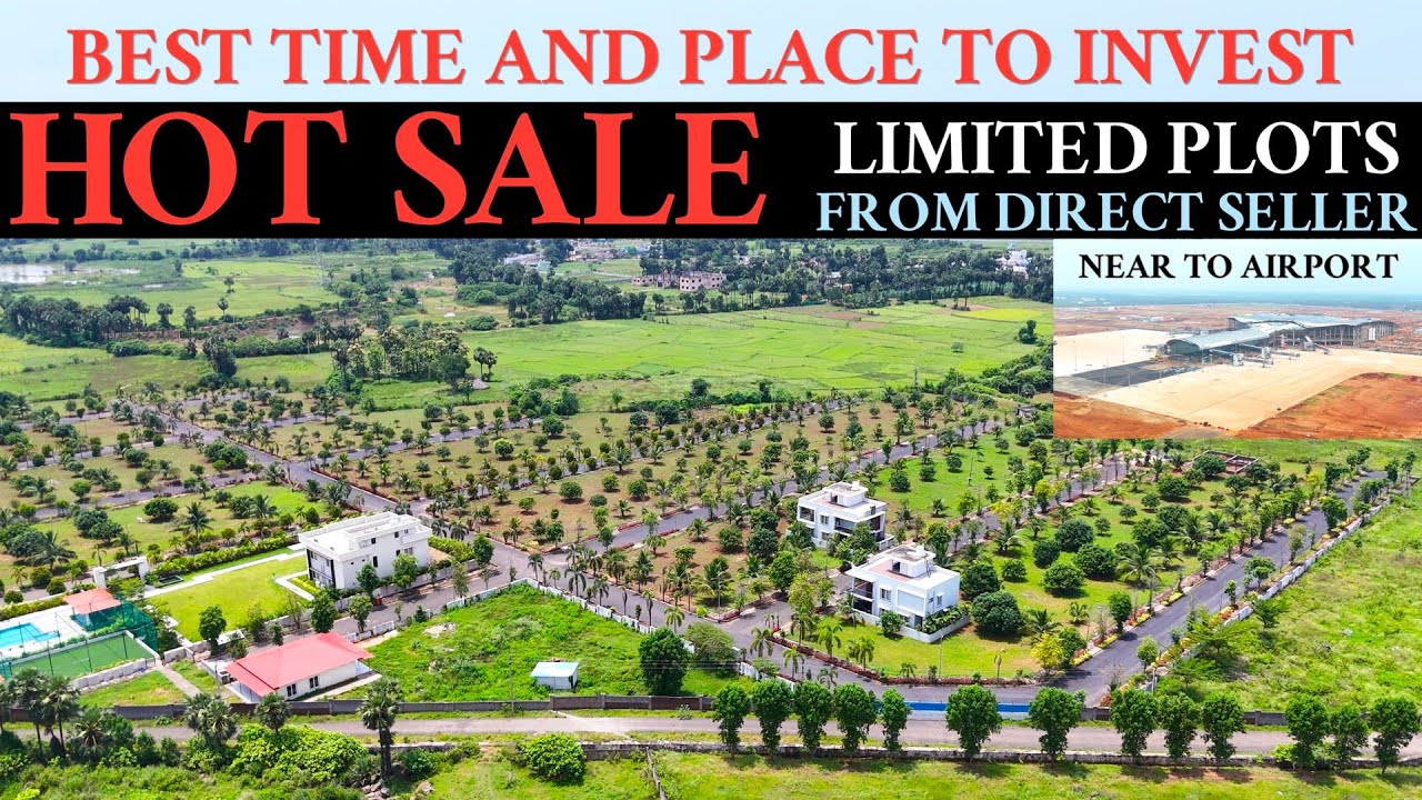Hot Property Alert! Plots for Sale near Vizag & Alluri Sitarama Raju International Airport