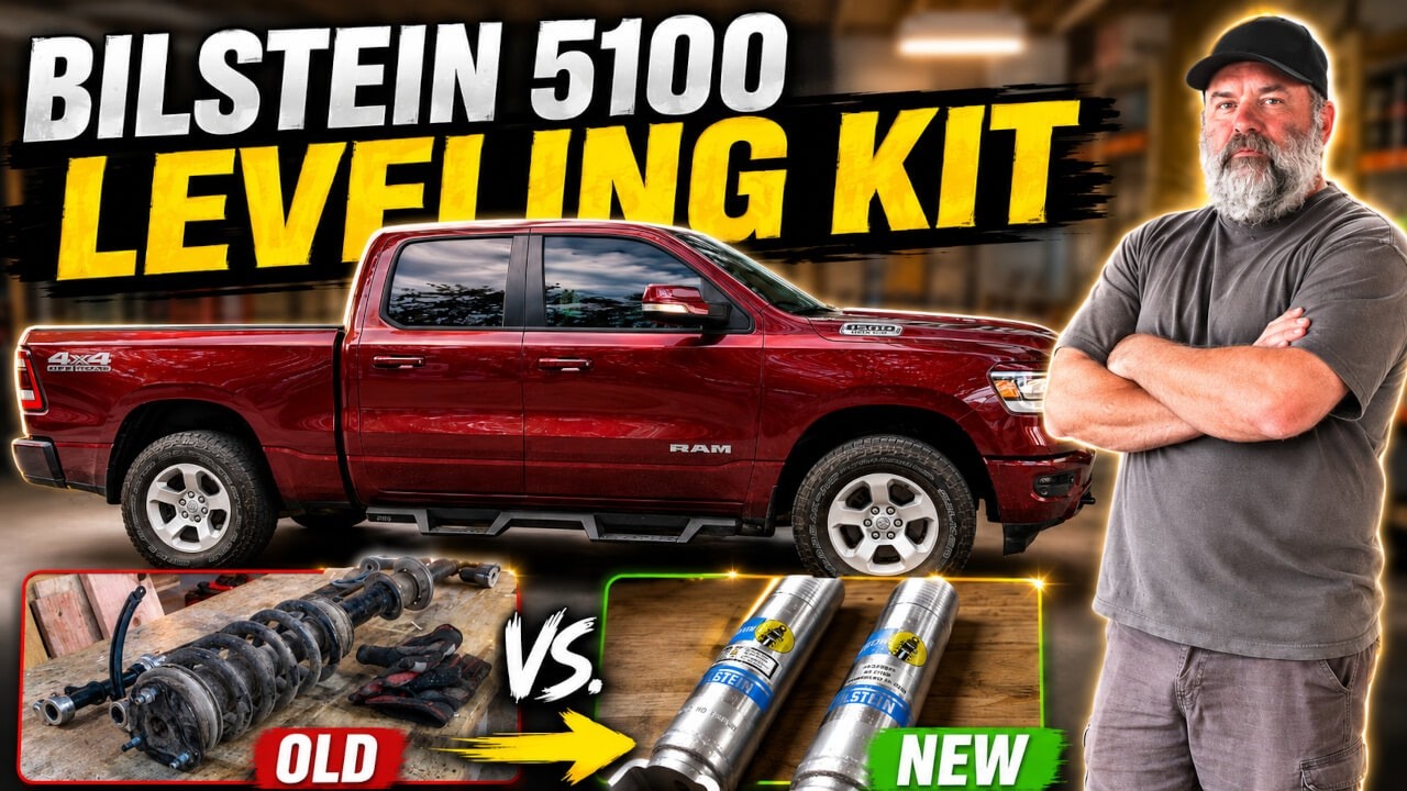 Bilstein 5100 Leveling Kit Install on RAM 1500 - Full How-To & REAL Lift Results!