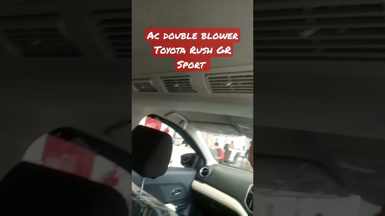 AC double blower Toyota Rush GR Sport #toyotarush #rushgrsport #iims2023 #giias2023