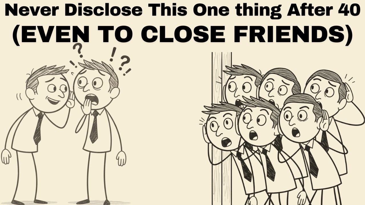 NEVER Disclose THIS To Anyone If You Are Above 40