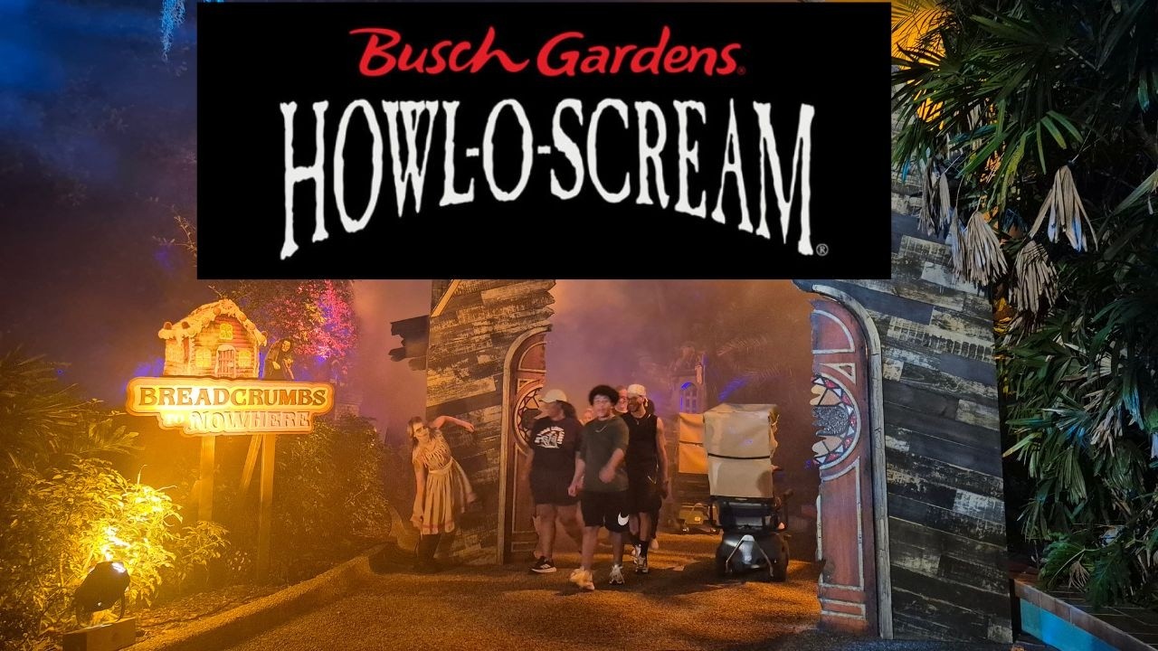 HOWL-O-SCREAM 2025 BUSCH GARDENS TAMPA- WITH HOUSE WALK THRU !!!