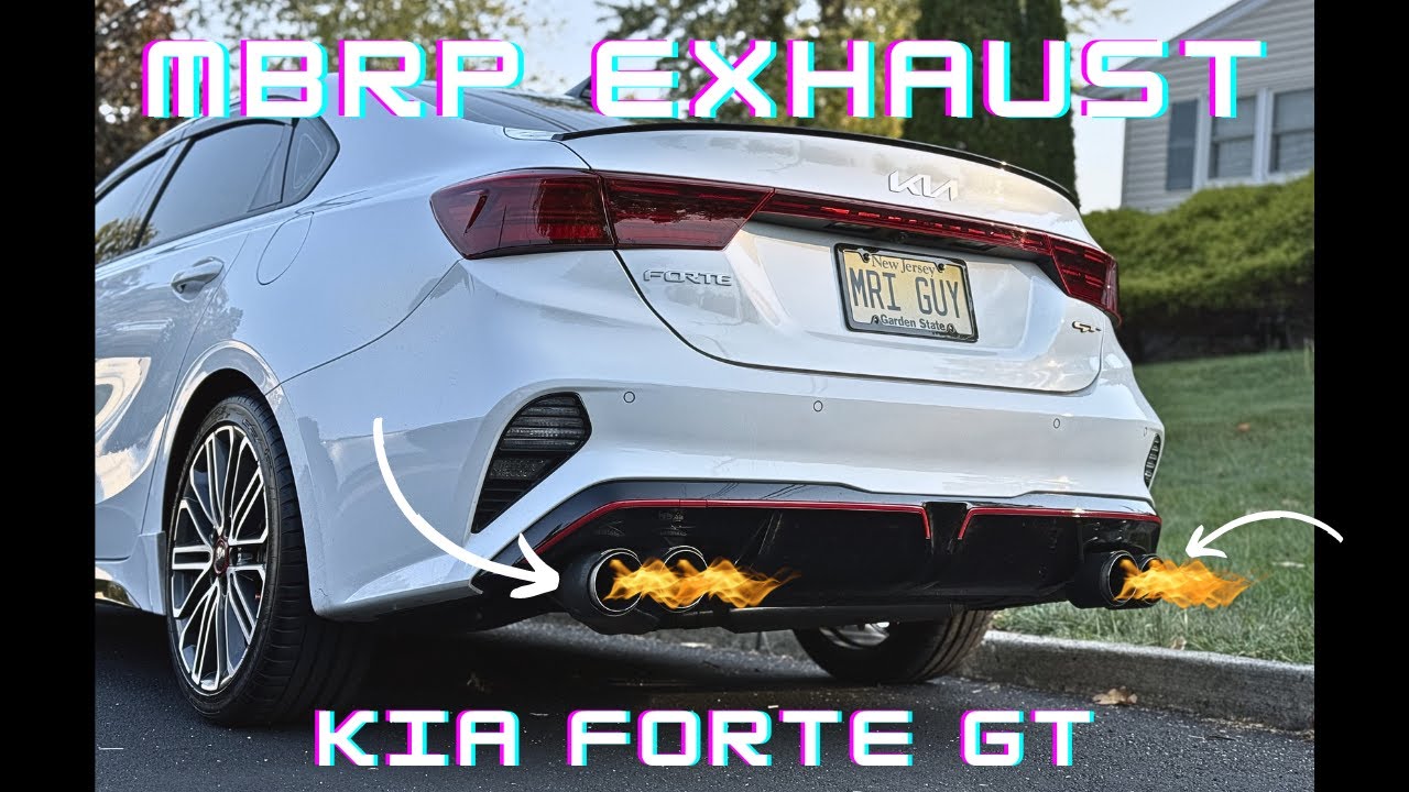 MBRP Axle Back Exhaust | Cold Start, Fly by, POV Drive - Kia Forte GT