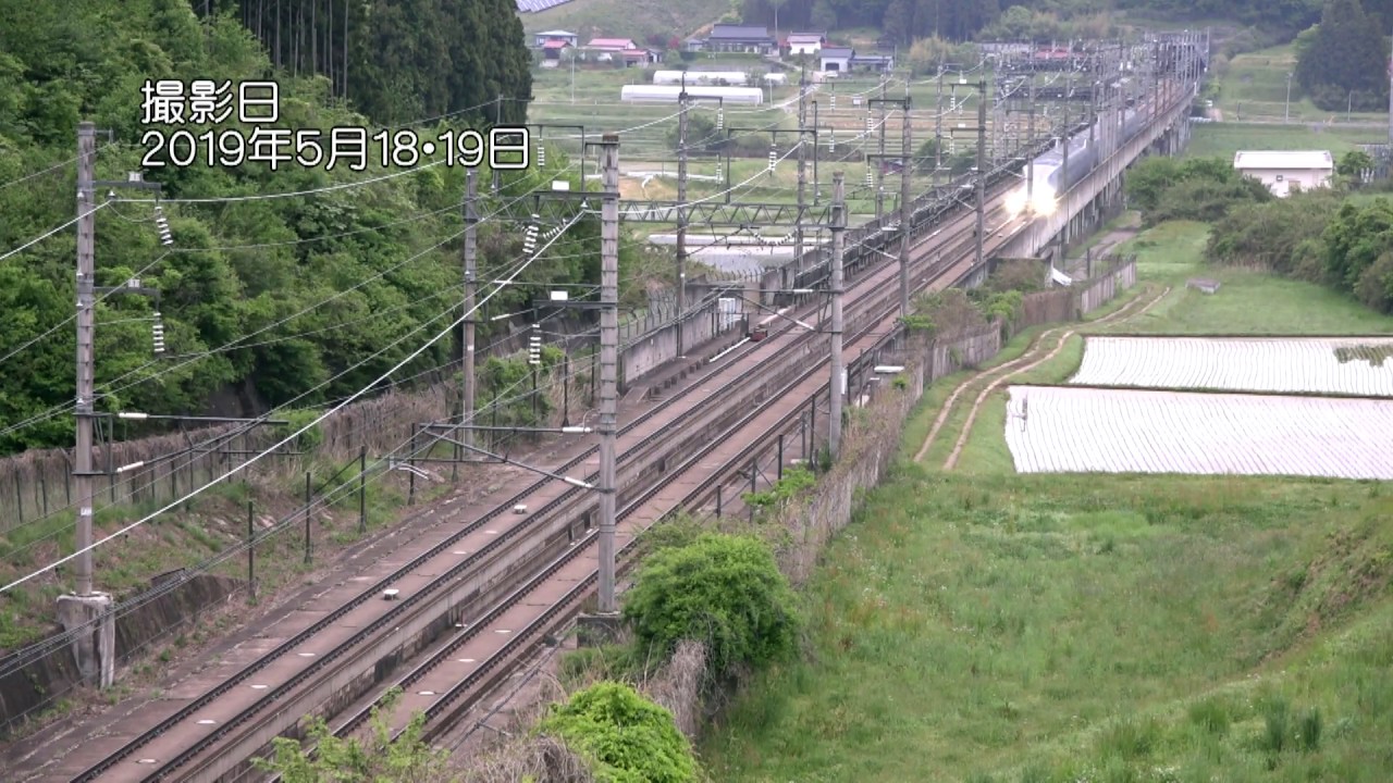 ALFA-X(E956) 深夜速度向上試験まとめ 2019.5.18-19