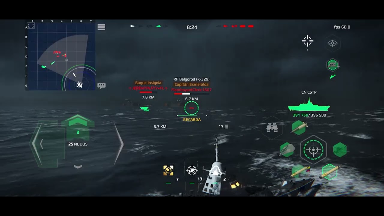 Con la fragata CN CSTP!!El chabanenco pensó que me hundiría ! Y el danzu ya decía gg ! Y se volteó 🔥