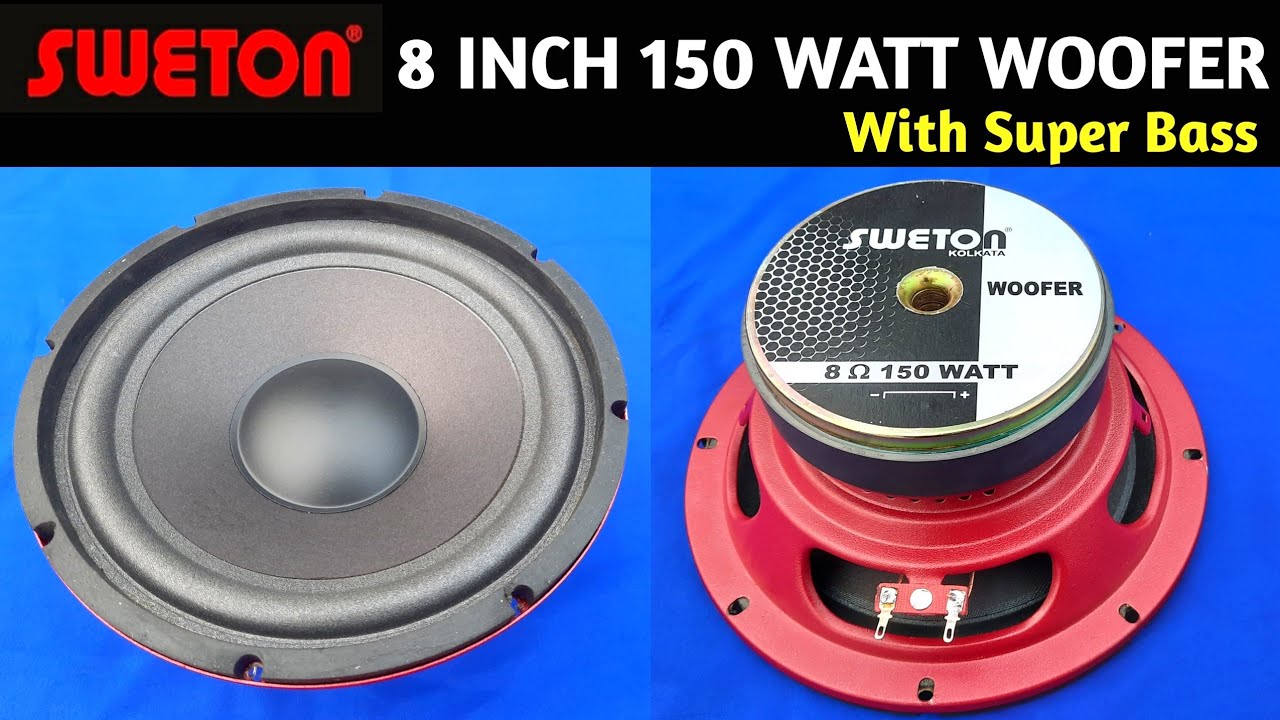Sweton 150 watt woofer | Sweton 8 inch 150 watt woofer | Sweton 8 ohms 150 watt woofer