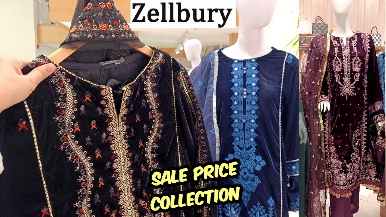 Zellbury New Collection 2025&hearts;️Zellbury Velvet Collection 2025&hearts;️Zellbury Sale Price