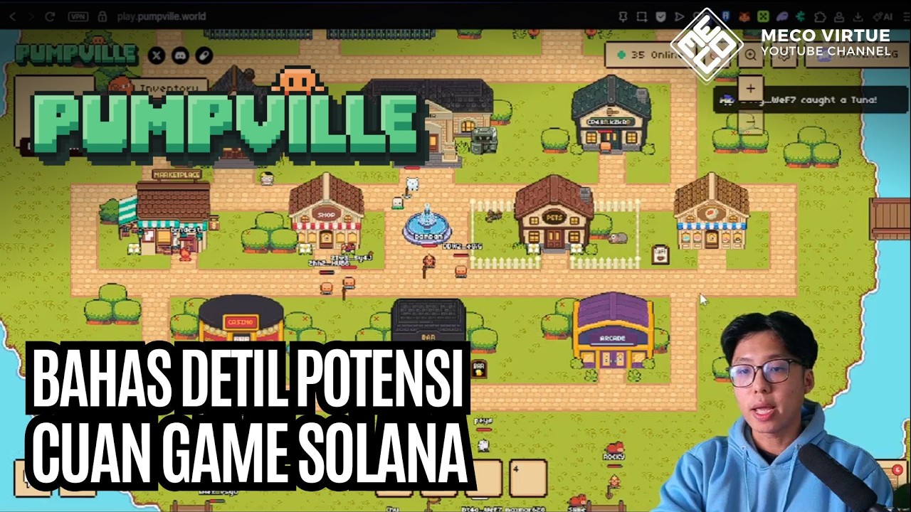 Bahas Detil Pumpville, Game Web3 Potensi Cuan Di Masa Depan [ Browser ]