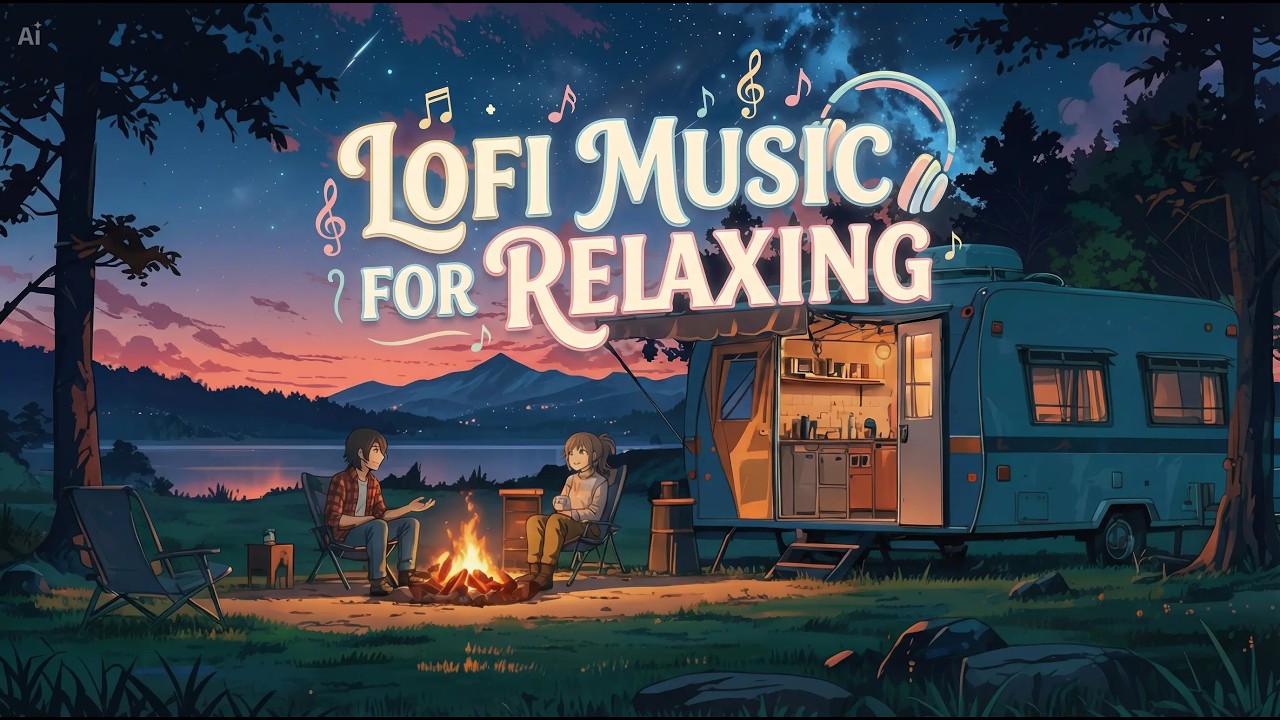 No Stress, Just Focus 🎧📚 Relaxing with Me ☕ Cozy Lo-fi Music to Relaxing / Reading & Relax 🌱🌸 HDL