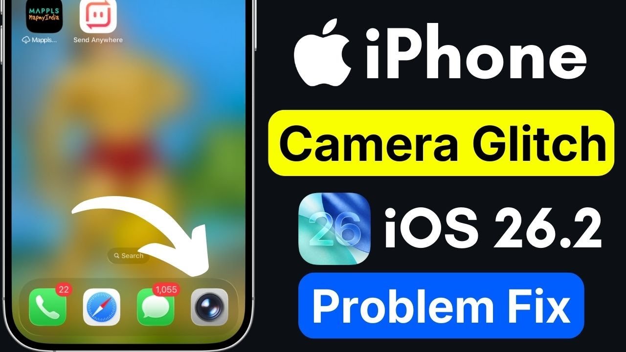 iPhone Camera Not Working Fix | iOS 26.2 Update Bug | Camera Glitch Solution