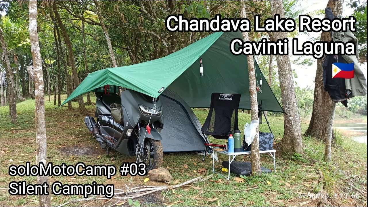 soloMotoCamp 03 Chandava Lake Resort | ASMR/Silent Camping