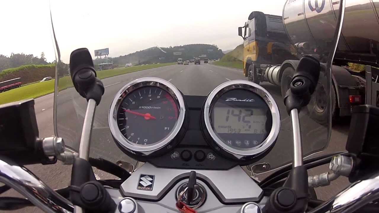 Bandit 1250 Top speed 2012 Bandeirantes 263km/h