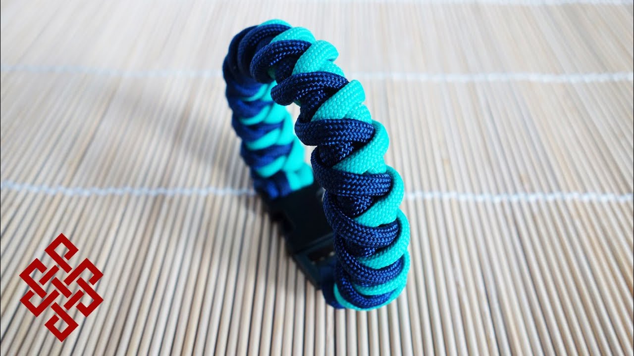 How to Make the Cyclone Wrap Paracord Bracelet (with Buckles) Tutorial