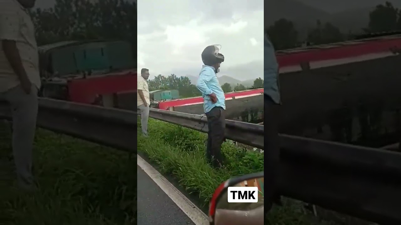 National Highway NH4 KSRTC Bus Accident