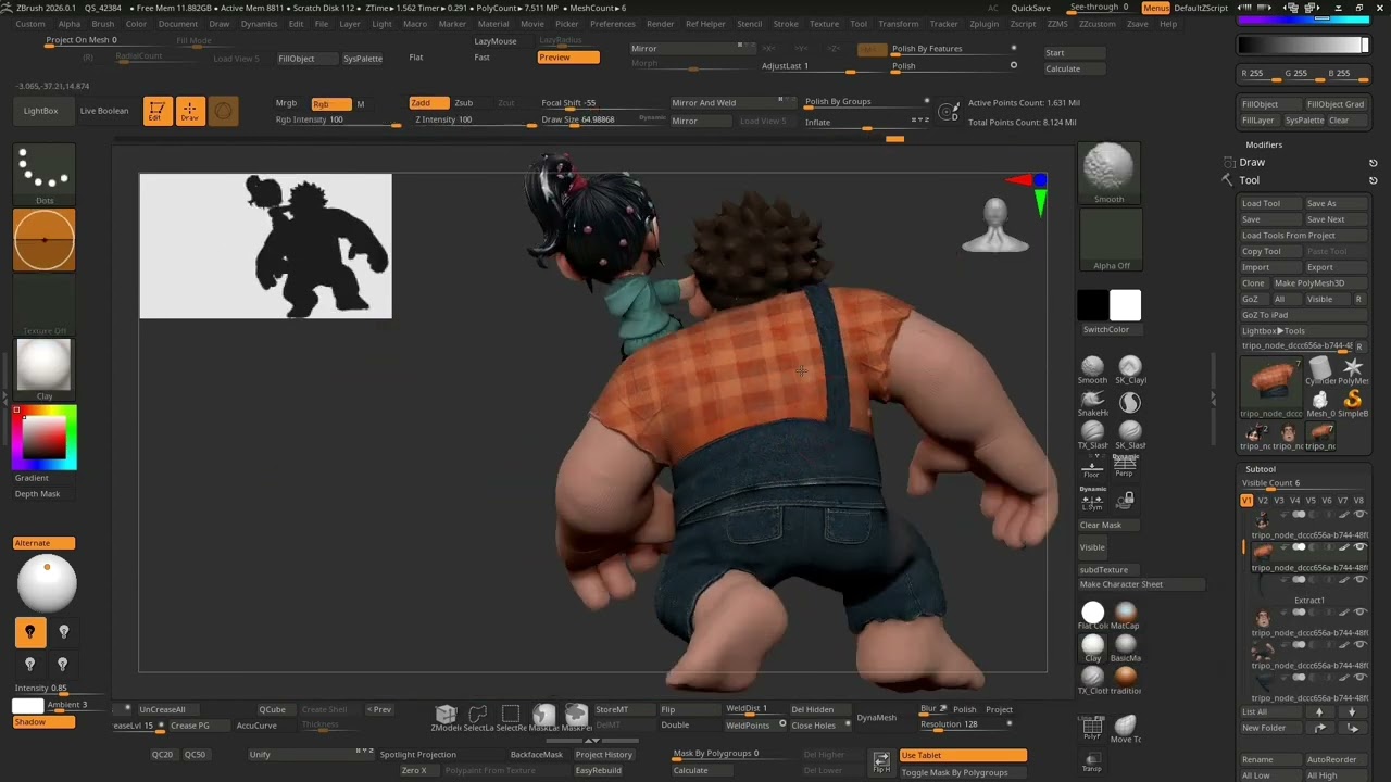 Showing some process of fixing Ai custom figures