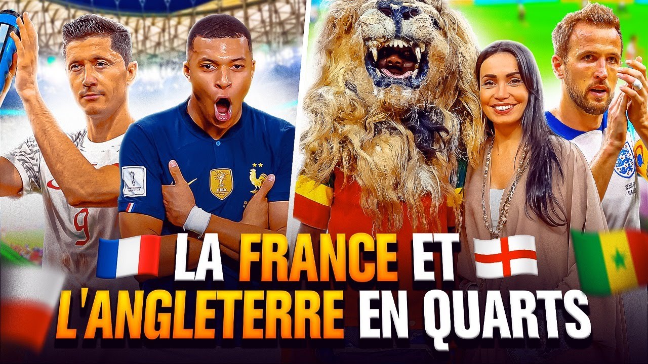 JE SUIS AU BORD DU TERRAIN POUR LA QUALIFICATION DE LA FRANCE EN QUARTS ! 🔥 (doublé de Mbappe)
