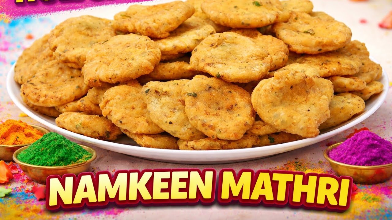 ਅੱਜ ਅਸੀਂ ਬਣਾਵਾਂਗੇ ਖਸਤਾ ਮਸਾਲਾ ਮੱਠਰੀ