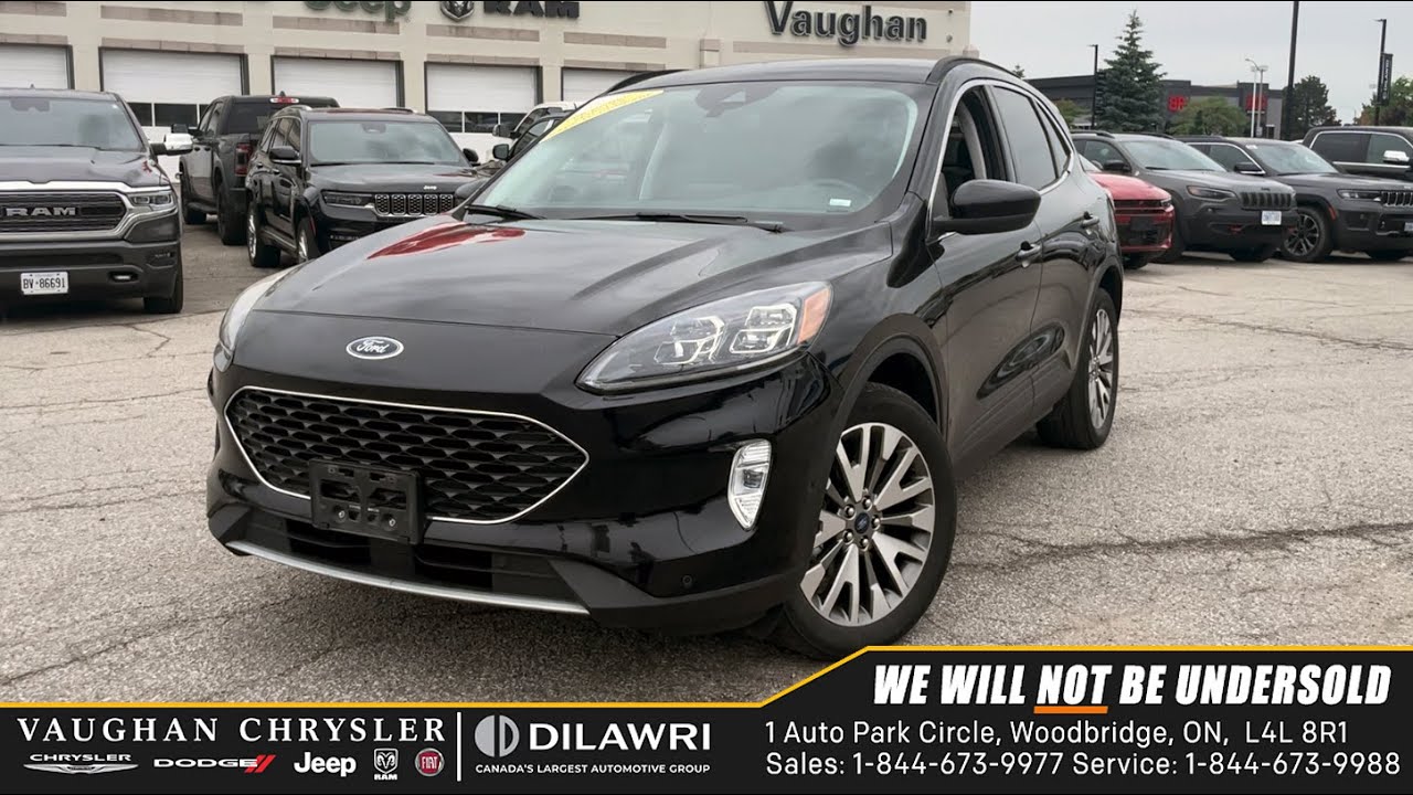 2021 Ford Escape Titanium AWD Hybrid Certified Clean CarFax  now at Vaughan Chrysler - stock P4393