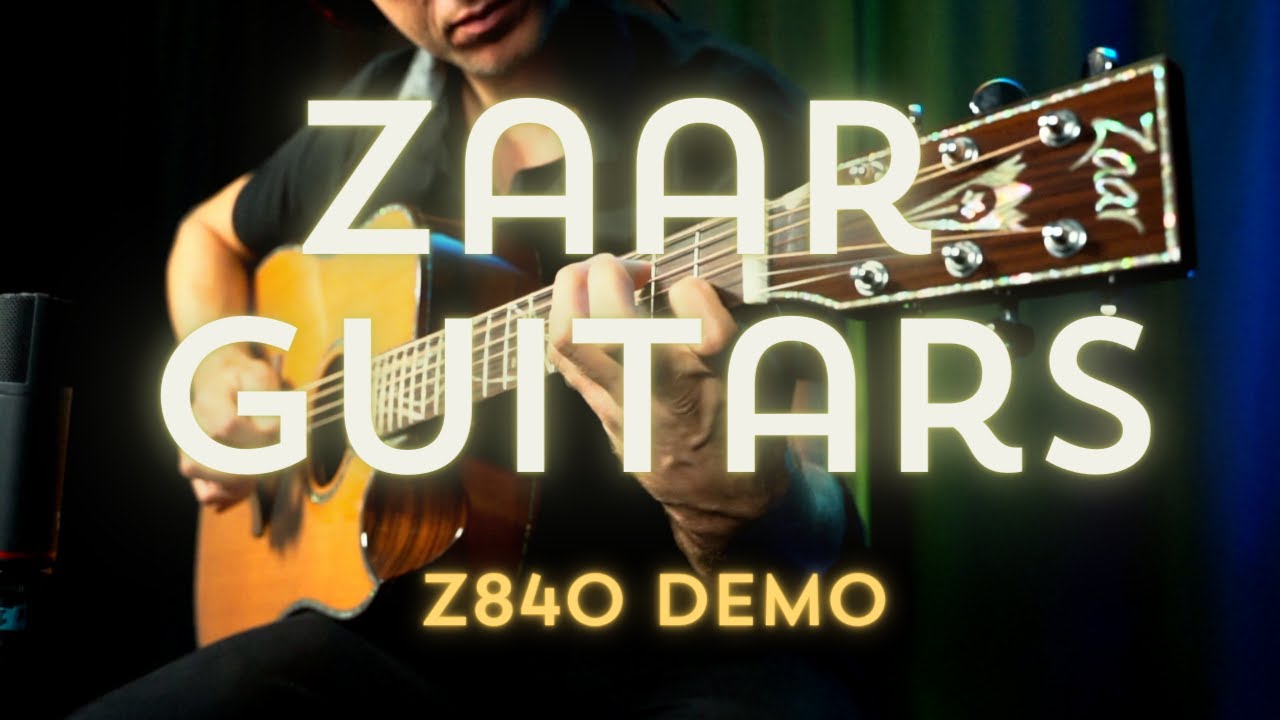 Zaar Guitars: Z840 Elite Series Ziricote Limited Edition (Demo)