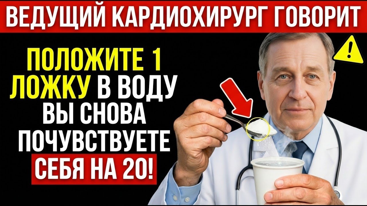 После 60 простая вода не всегда полезна! Трюк №1 для лучшего кровотока