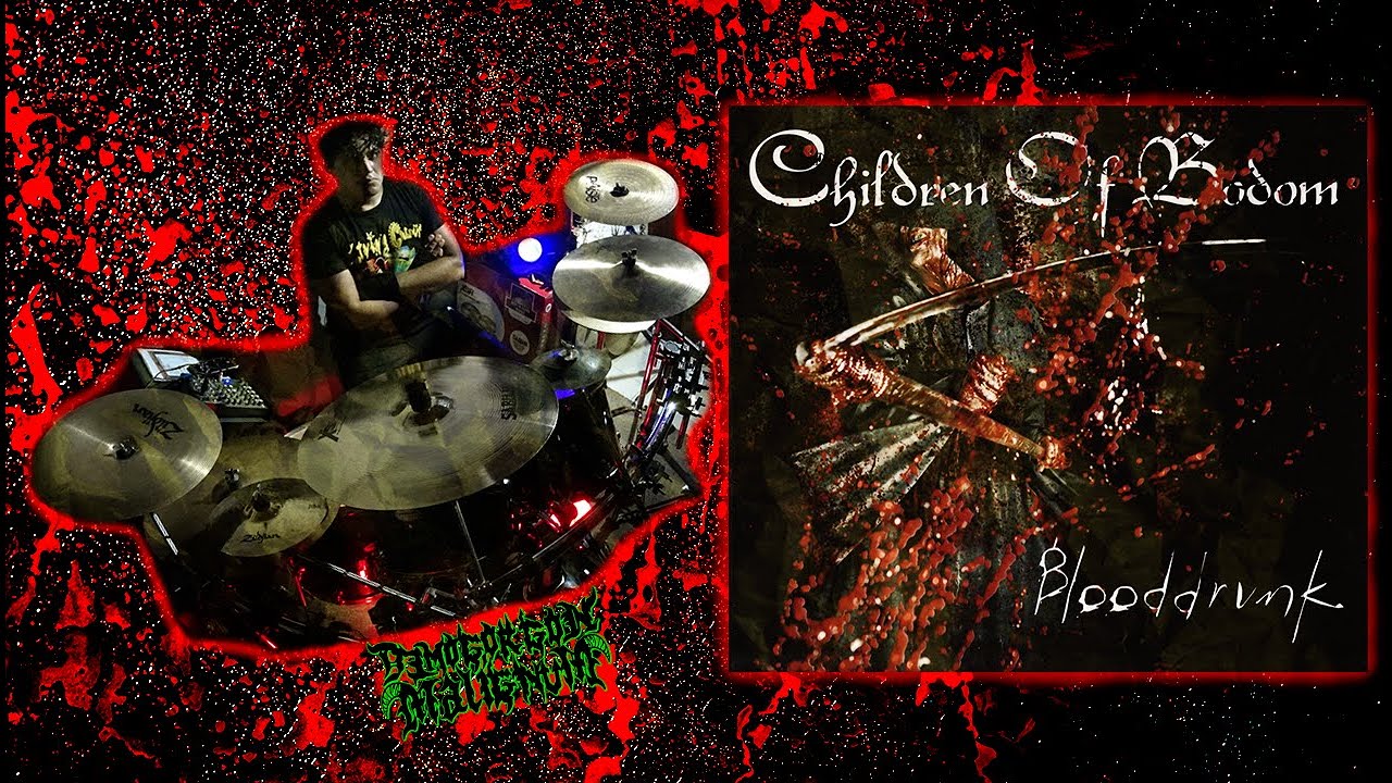 CHILDREN OF BODOM-BLOODDRUNK (Full Album drum cover by Demogorgon Malignum) #childrenofbodom #drums