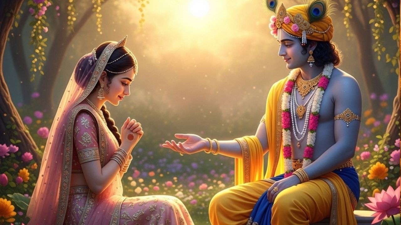 Radha Krishna Cartoon | Kids Bhakti Animation Hindi