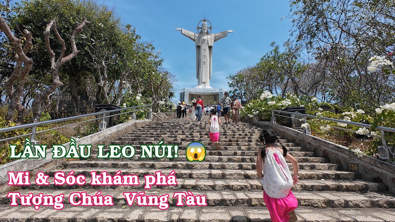 🗺️ Mi & Sóc cùng gia đình chinh phục Tượng Chúa Kitô Vua – Hành trình yêu thương tại Vũng Tàu 💖