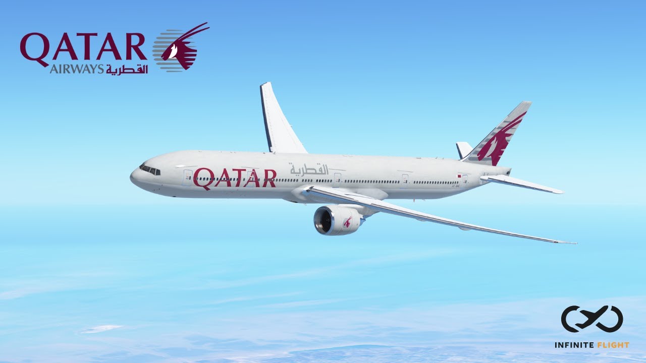 Qatar Airways B777-300ER | Shanghai - Doha | China - Qatar | Infinite Flight Simulator