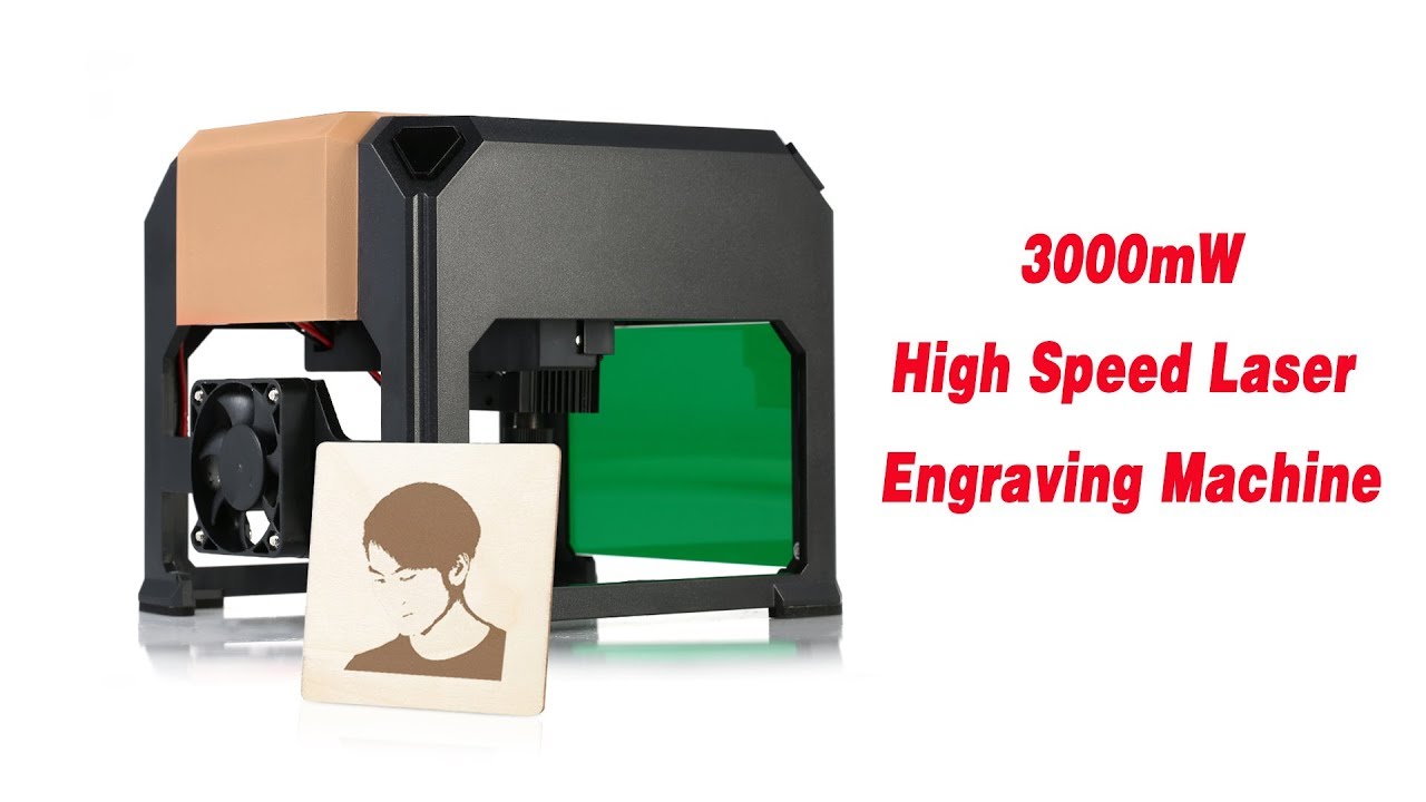 KKmoon Automatic K5 Type 3000mW High Speed Laser Engraving Machine