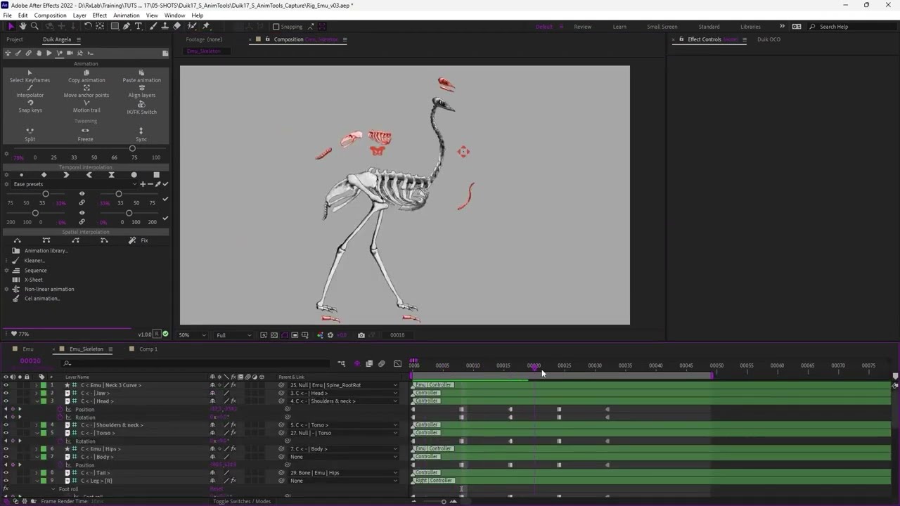 Duik Ángela Tutorial: Animation Tools
