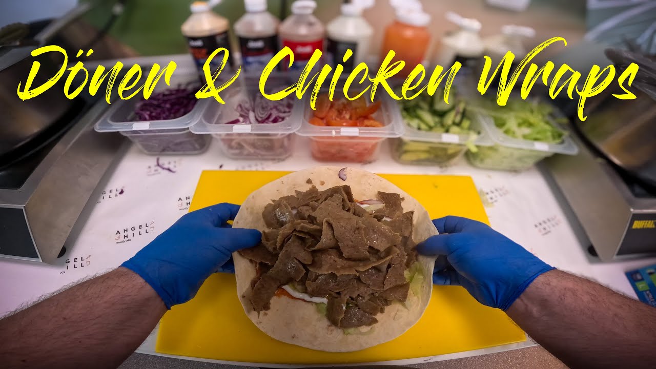 35 minutes of POV Service: Döner & Chicken Wraps 👌😊👍