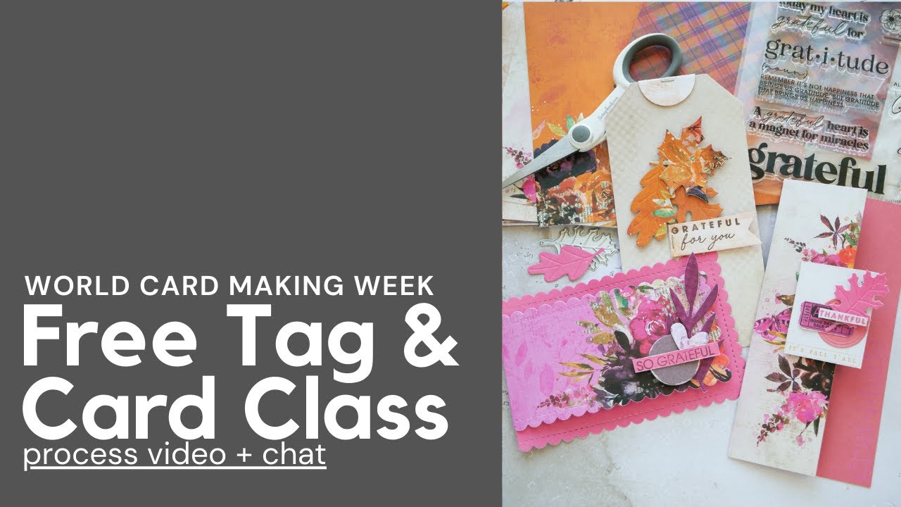 *** F R E E Card Making Class | World Card Making (Day) Week #worldcardmakingweek #wcmd