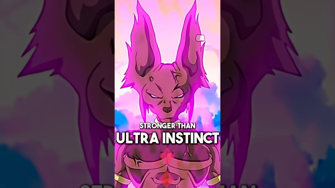 Why Beerus Will ALWAYS Be Stronger Than Goku & Vegeta #shorts