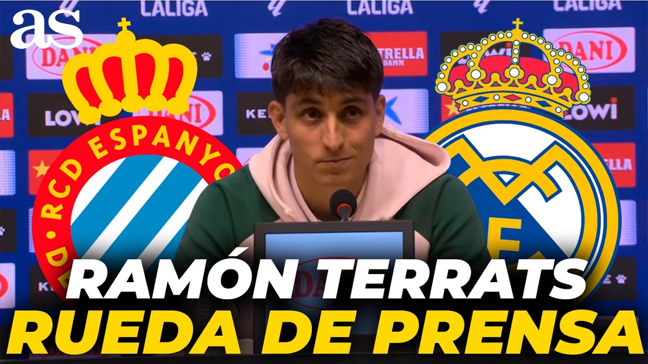 RAM&Oacute;N TERRATS, RUEDA DE PRENSA completa tras el ESPANYOL 0 - REAL MADRID 2 | LALIGA