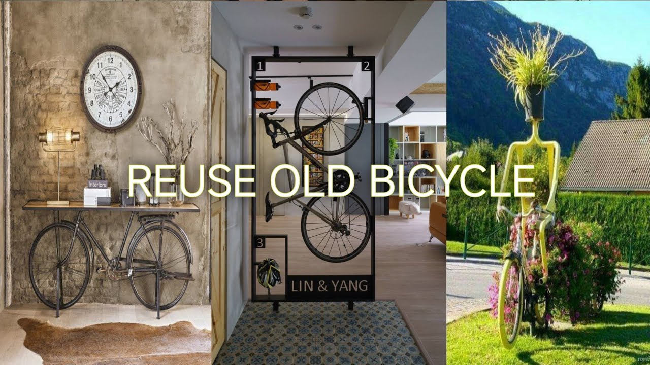 “Old Bicycle Decoration Ideas | DIY Table & Garden Planter Designs”