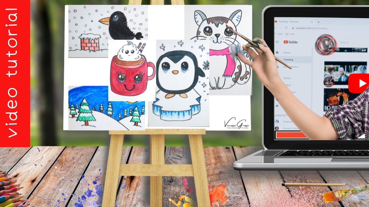 5 disegni per l'inverno by vanEducation
