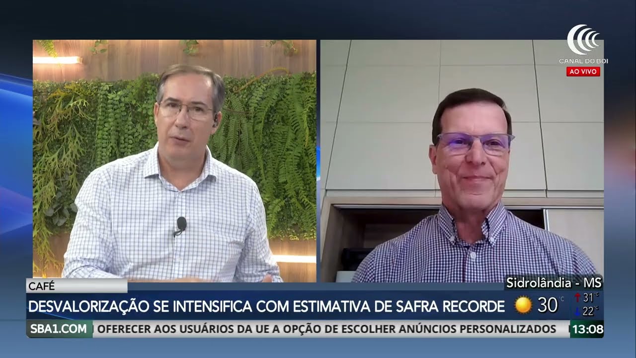 Desvalorização do café se intensifica com estimativa de safra recorde