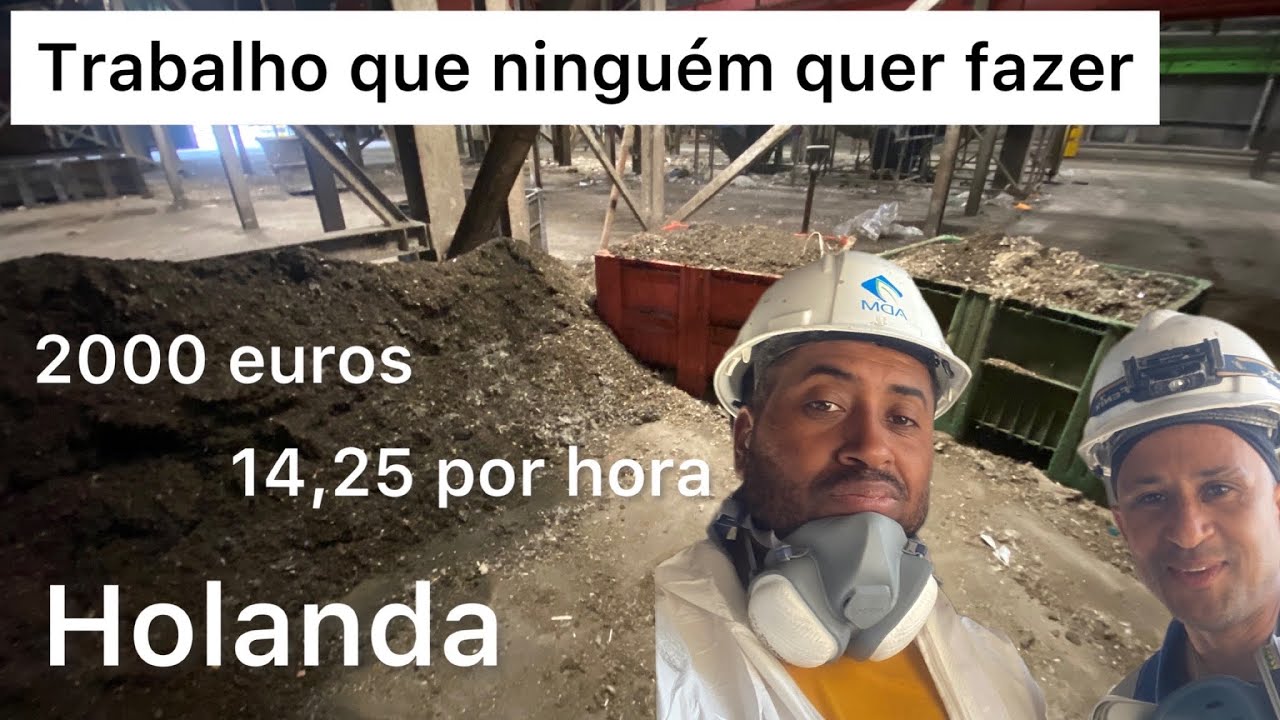 TRABALHO QUE POUCOS QUEREM FAZER NA HOLANDA 🇳🇱