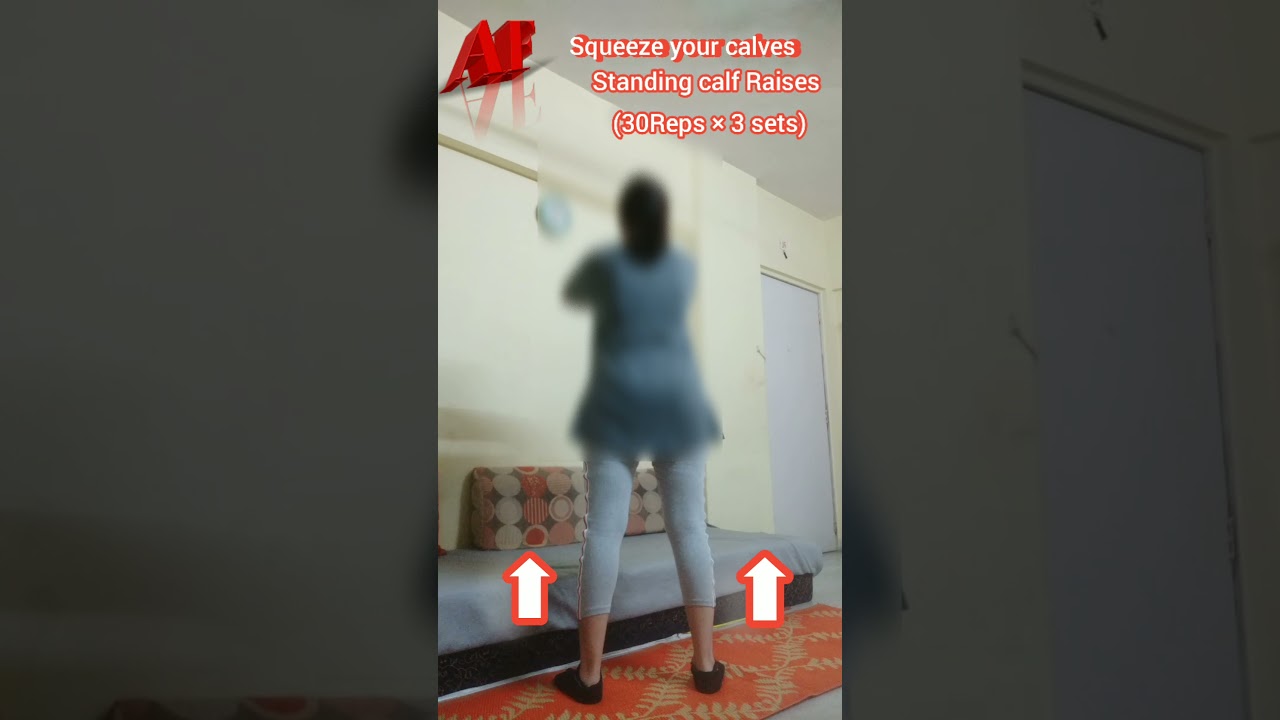Get Slim calves in 2 weeks -5 intense workout to Reduce calves  size #Shorts #reels #Reelsyoutuber