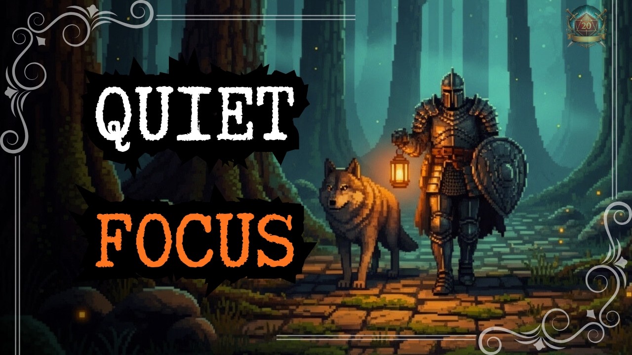 Medieval Study Music for Deep Focus | Alone with a Warrior & Wolf in a Silent Forest