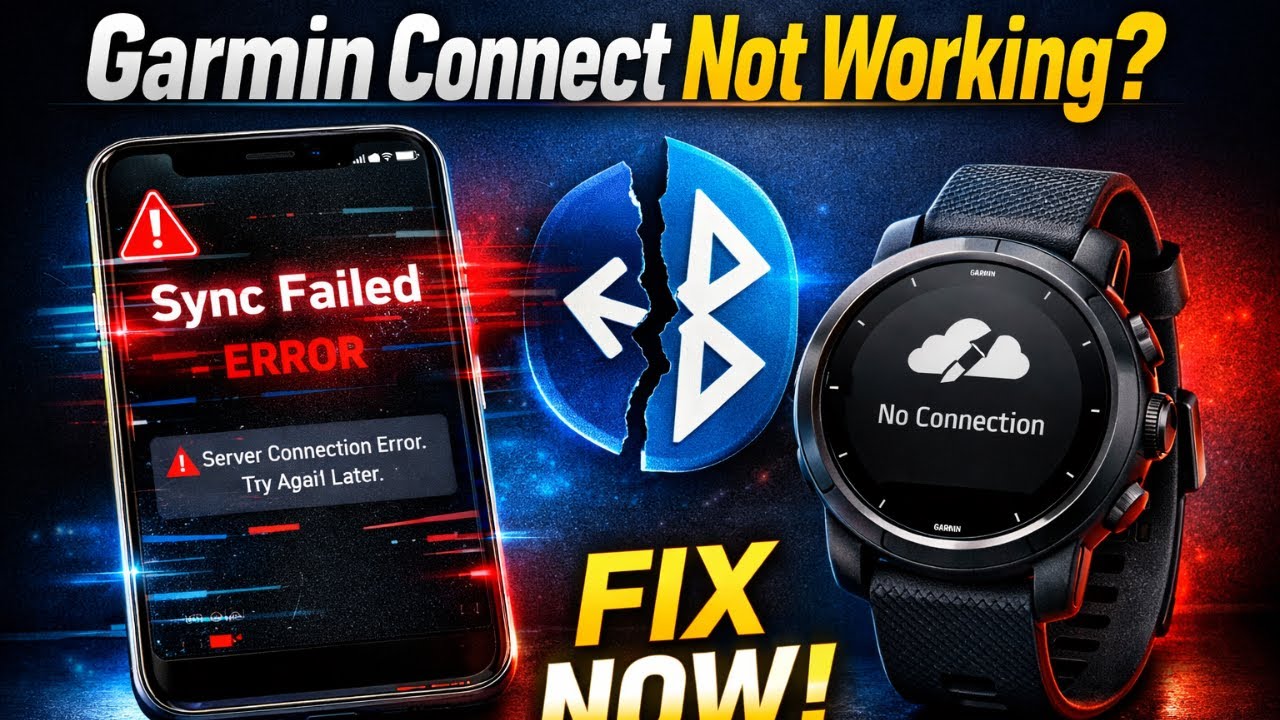 Как исправить проблему с неработающим приложением Garmin Connect