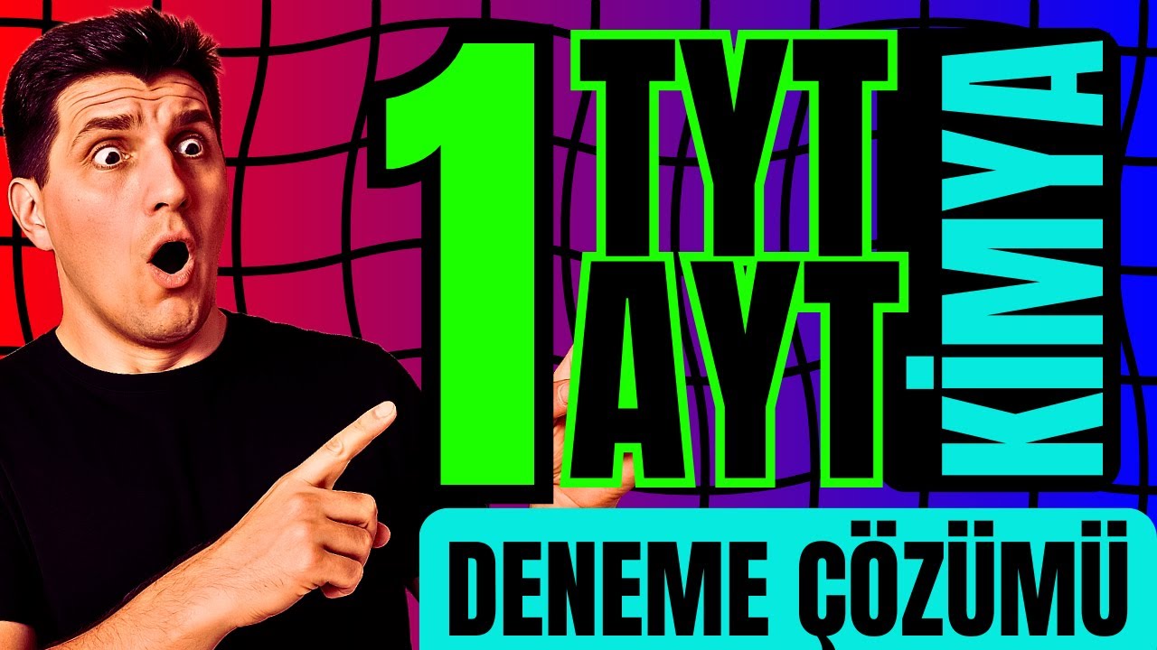 1TYT - 1AYT KİMYA DENEME &Ccedil;&Ouml;Z&Uuml;M&Uuml; | SİMYACI 1. DENEMELER