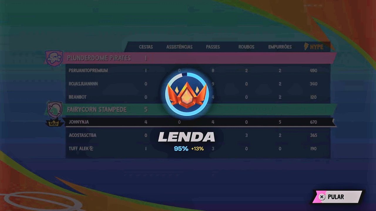 Crown Jam (Lenda - parte 3) Fall Guys - Fortnite