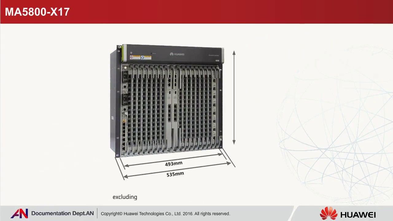 MA5800 X17 Service Subrack Hardware Quick View V1 0