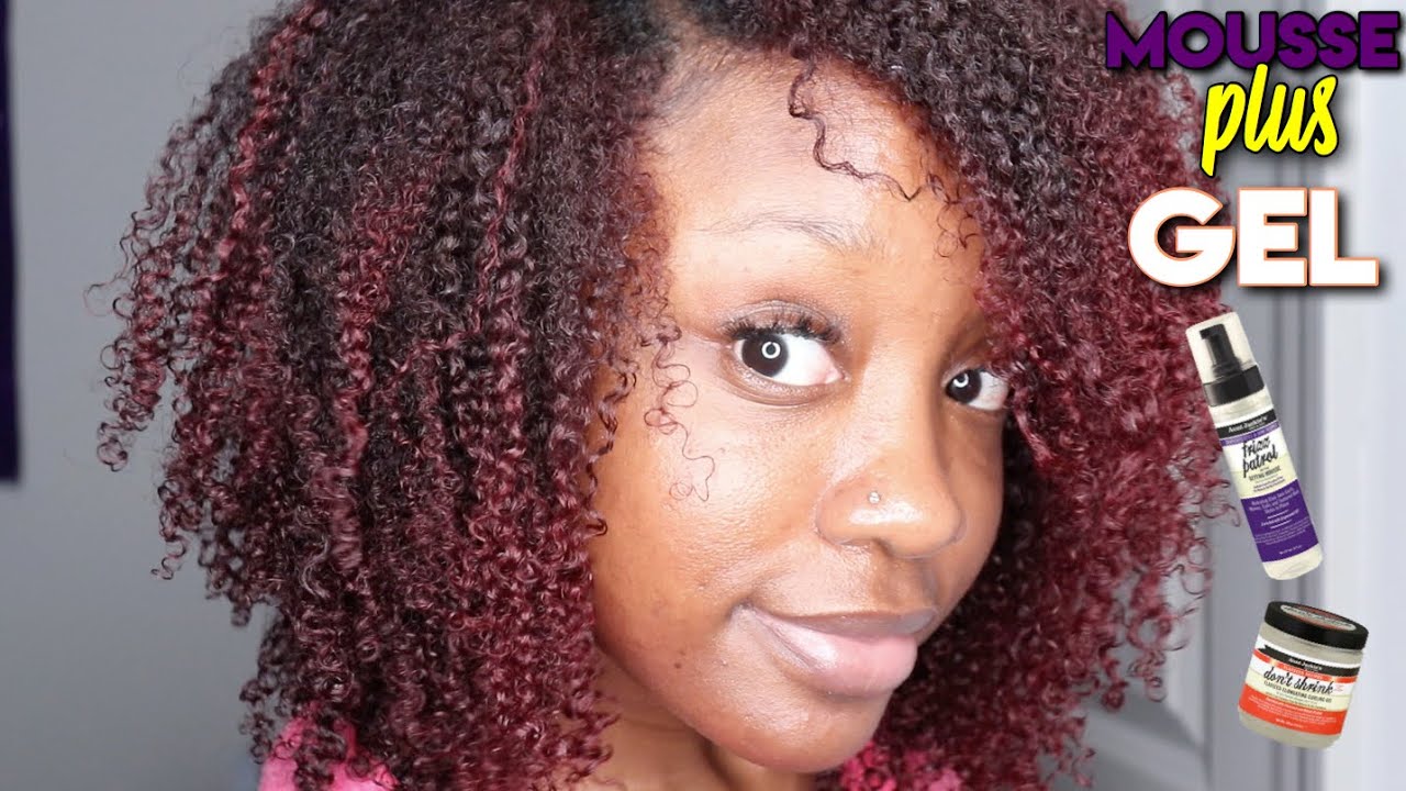 Mousse and Gel Wash N Go ? Aunt Jackie's Frizz Patrol Setting Mousse + Don't Shrink Gel