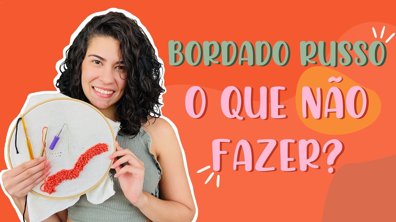3 DICAS PARA INICIANTES NO PONTO RUSSO PUNCH NEEDLE