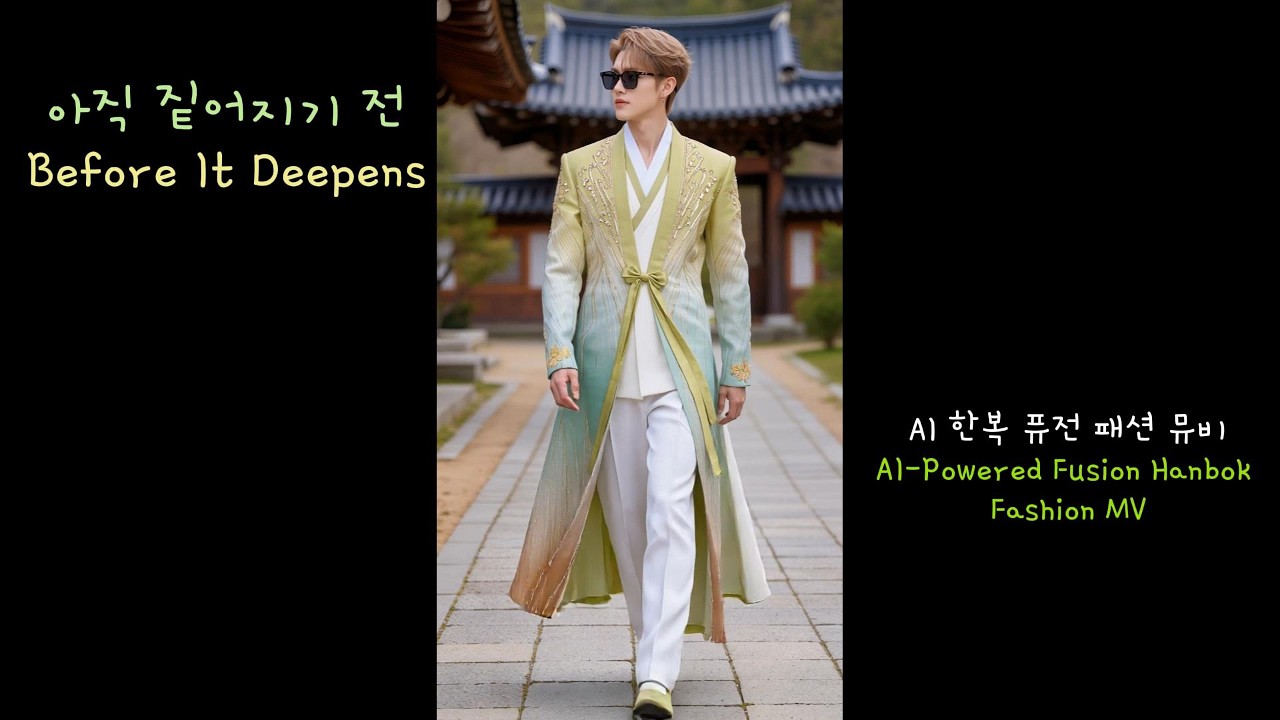 🌿 Before It Deepens – AI Fusion Hanbok Fashion Experience MV✨ #AIStyle #VisualFashion